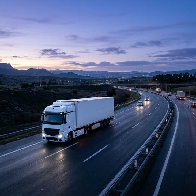 Modern nakliyat TIR'ı